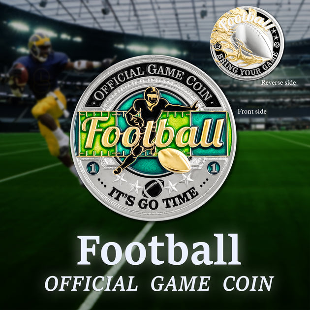 Sports Football Official Game Challenge Coin
