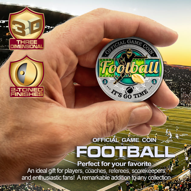 Sports Football Official Game Challenge Coin
