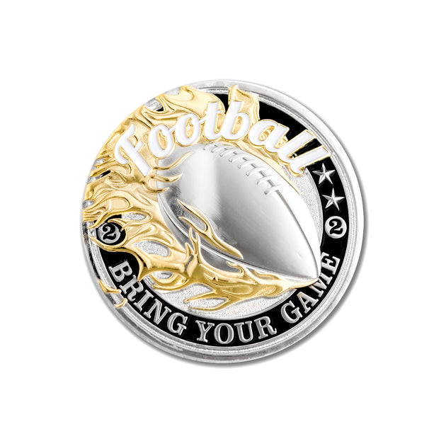 Sports Football Official Game Challenge Coin