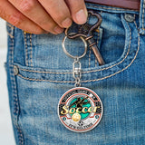 Sports Soccer Official Game Key Chain
