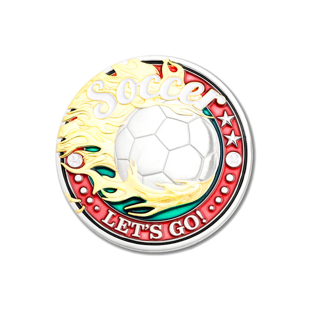 Sports Soccer Official Game Challenge Coin