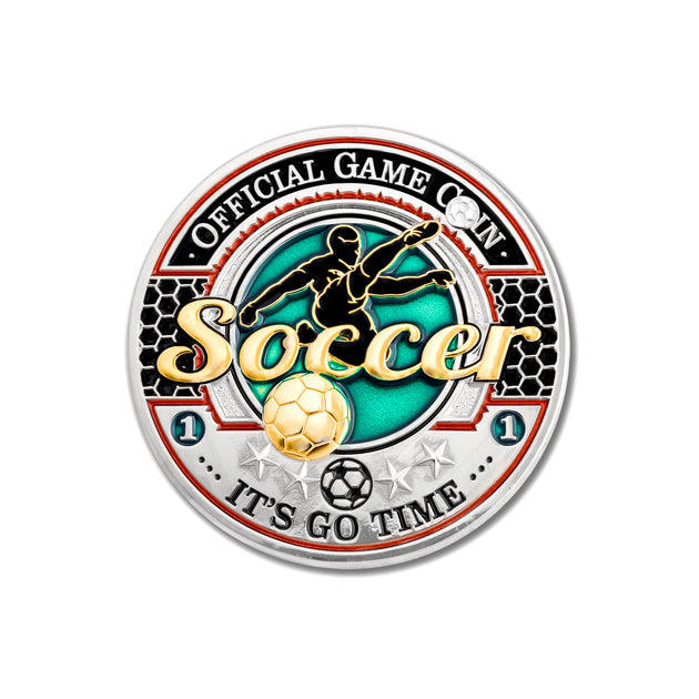 Sports Soccer Official Game Challenge Coin