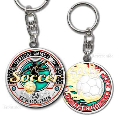 Sports Soccer Official Game Key Chain