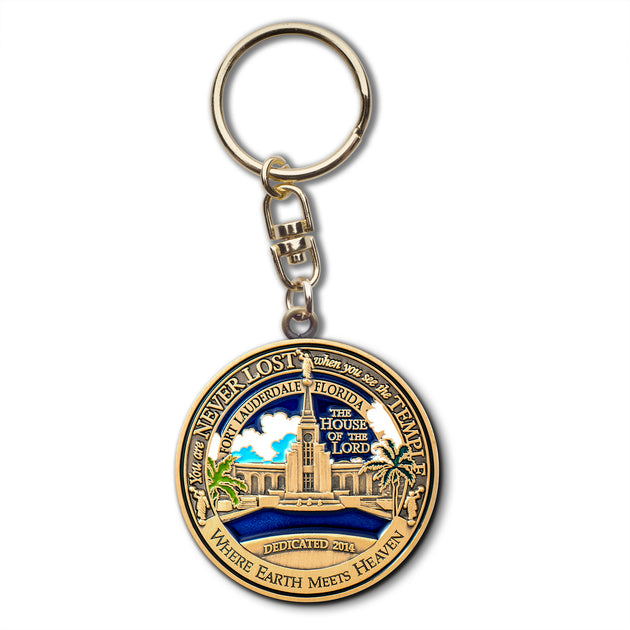 Fort Lauderdale LDS Temple Key Chain