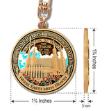 Washington DC LDS Temple Key Chain