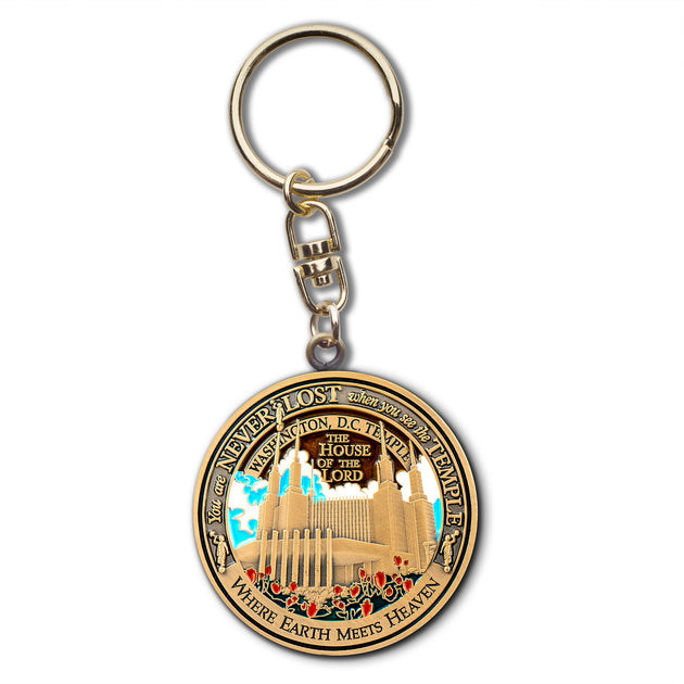 Washington DC LDS Temple Key Chain