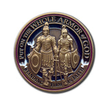 Armor of God bronze commemorative coin