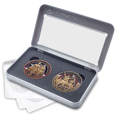 Armor of God and Faith Challenge Coin Gift