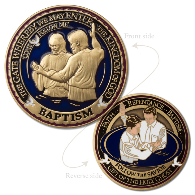 LDS Baptism Coin