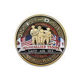 World War II D-DAY NORMANDY Landing Challenge Coin