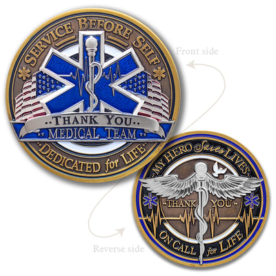 EMT Medical Team Challenge Coin