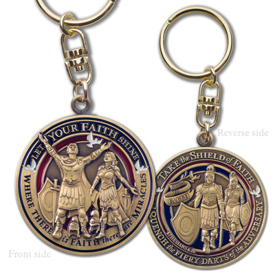 Faith in God Key Chain