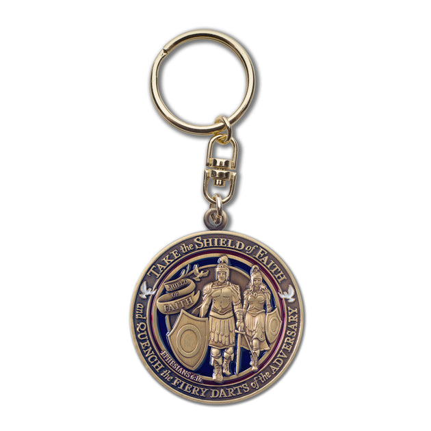 Faith in God Keychain