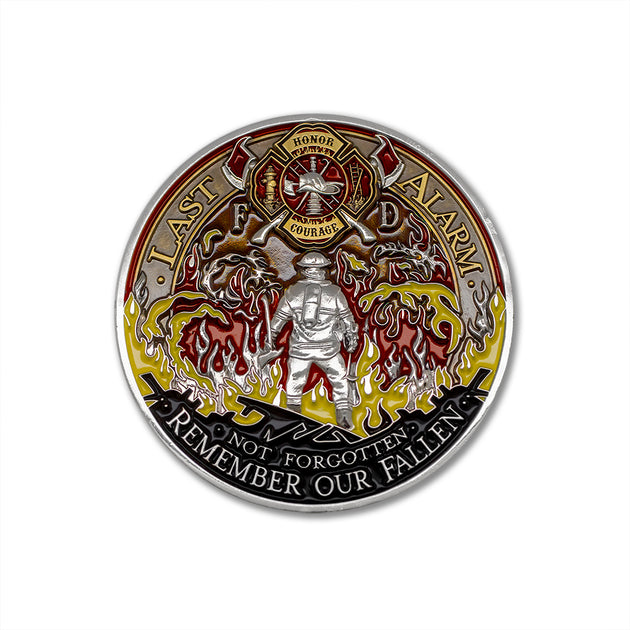 Last Alarm Fallen Firefighter Challenge Coin