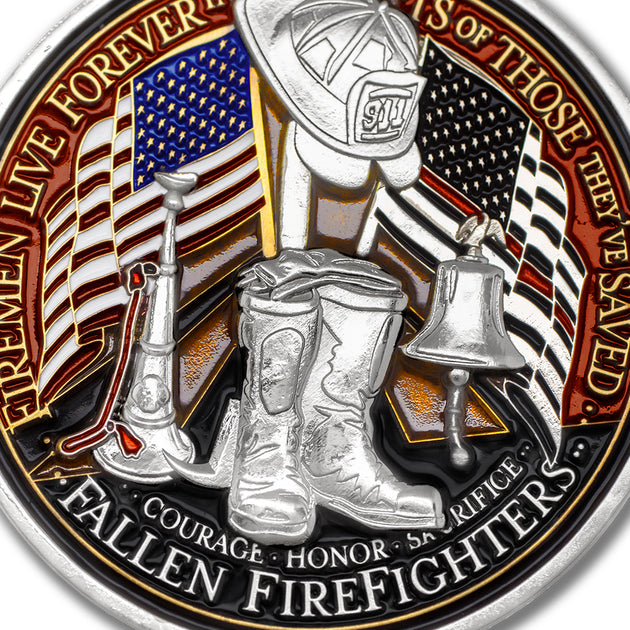 Last Alarm Fallen Firefighter Challenge Coin