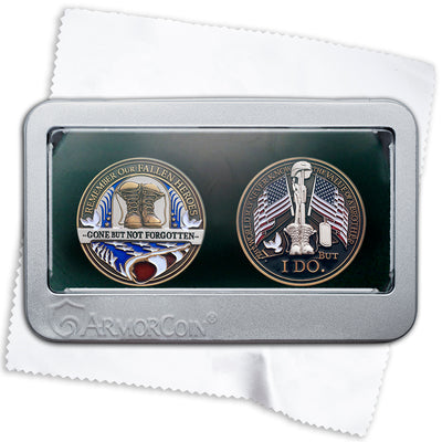 Fallen Hero Challenge Coin Gift Box Set