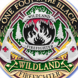 Thin Red Line Fire Fighter Forever Key Chain · FireFighter Skull Keytag