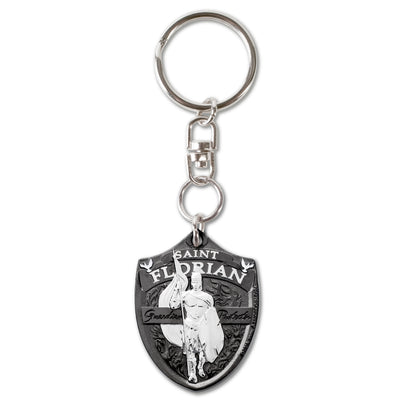Saint Florian Firefighter Keychain