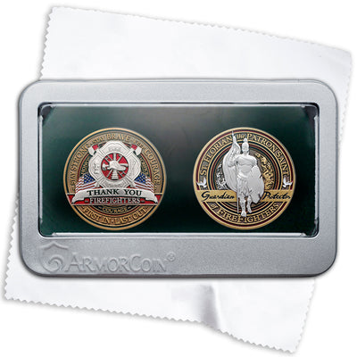 Saint Florian and Firefighter Gift Box Set