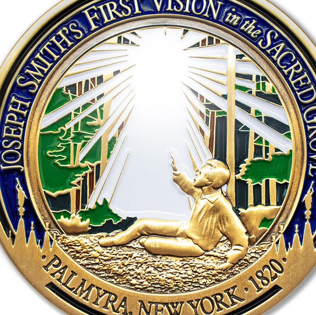 Joseph Smith First Vision Medallion - Sacred Grove Coin