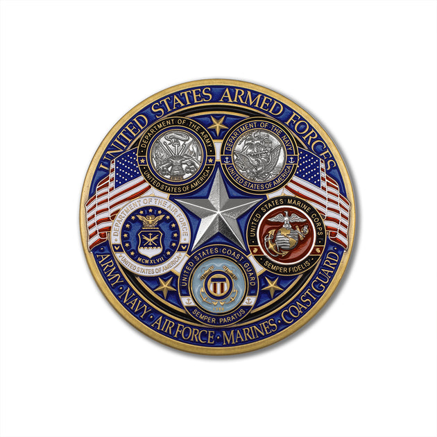 US Armed Forces MILITARY Challenge Coin