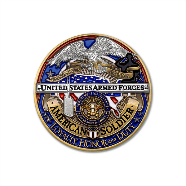 Proud Air Force Grandfather Challenge Coin | Challenge Coin