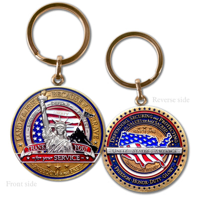 Military Appreciation Key Chain