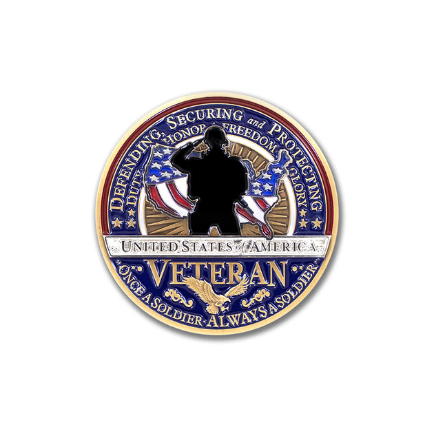 Always a Soldier Veteran Coin