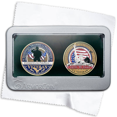 Veteran Double coin gift set