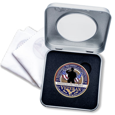 Veteran Challenge Coin Gift Box