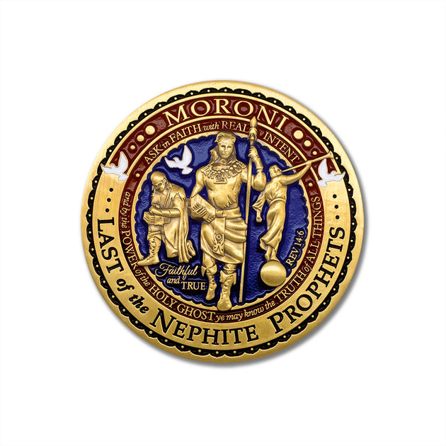 Moroni Last of the Nephite Prophets Medallion