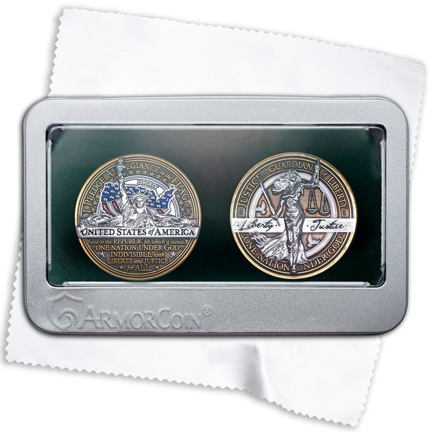 Pledge Allegiance Liberty Coin set