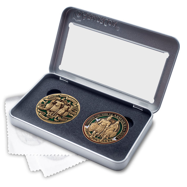 Spanish Armor of God two coin set