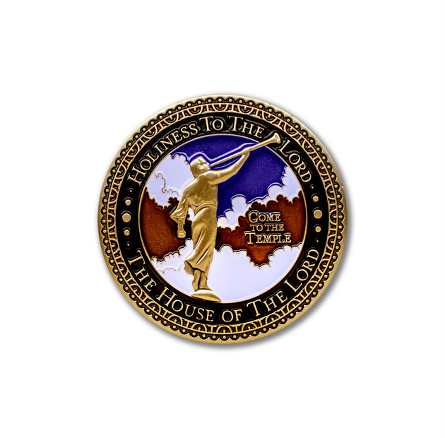 Temple Ogden Utah LDS Medallions in Deluxe Display Tin Box - 2 coin set with bonus polishing cloth