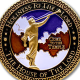 Temple Ogden Utah LDS Medallions in Deluxe Display Tin Box - 2 coin set with bonus polishing cloth