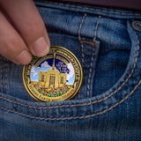 Temple Ogden Utah LDS Medallions in Deluxe Display Tin Box - 2 coin set with bonus polishing cloth