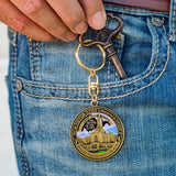 Temple Orem Utah LDS Medallion Gift Key Chain