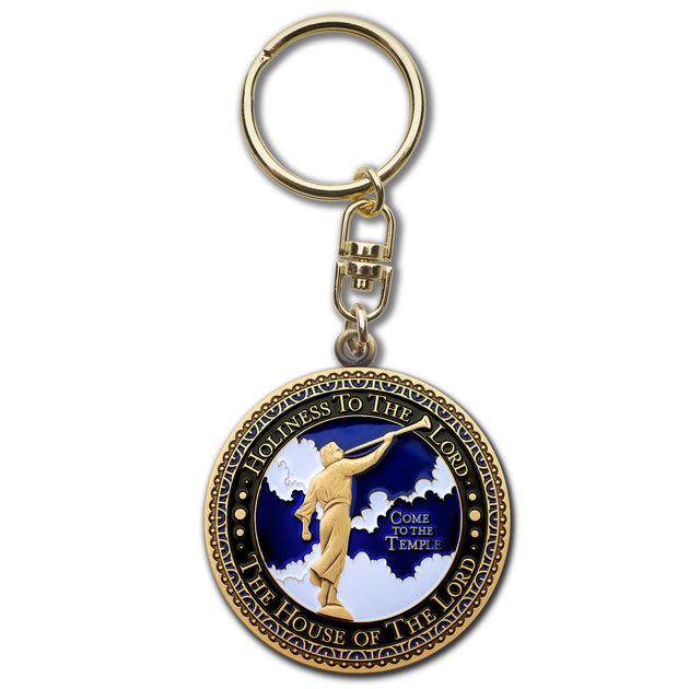 Temple Orem Utah LDS Medallion Gift Key Chain