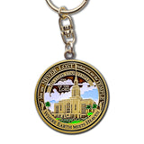 Temple Red Cliffs Utah LDS Medallion Gift Key Chain