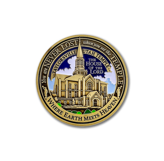 Temple Taylorsville Utah LDS Medallion