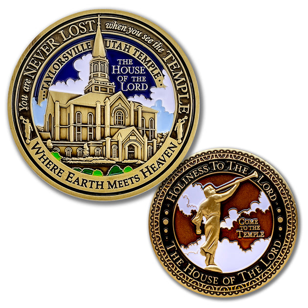 Temple Taylorsville Utah LDS Medallion