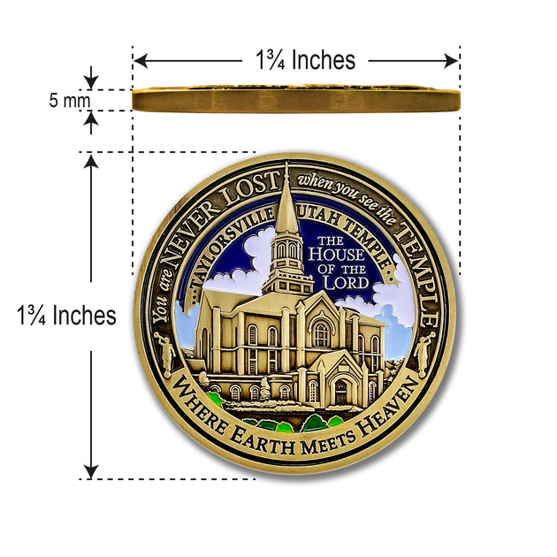Temple Taylorsville Utah LDS Medallion