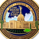 Temple Tucson Arizona LDS Medallion Gift Key Chain