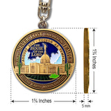 Temple Tucson Arizona LDS Medallion Gift Key Chain