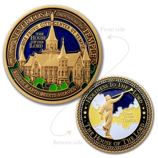 Provo City Temple Medallion