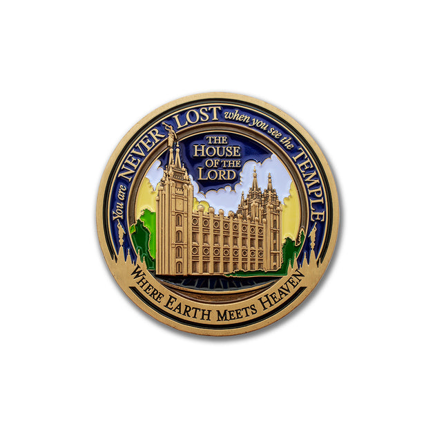 Salt Lake Temple Profile Medallion