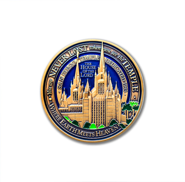 San Diego Temple Coin