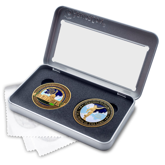 Tucson Arizona LDS Temple two medallion set