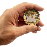 Come Follow Me - Feed My Sheep Medallion - Solid Bronze Coin with Fisherman and Shepherd Design, John 21:17, Matthew 4:19 Challenge Coin