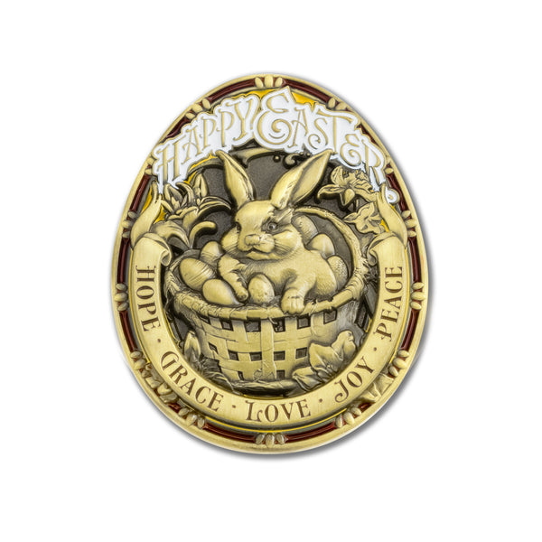 Easter Hope Solid Bronze Challenge Coin - Inspirational Collectible ...